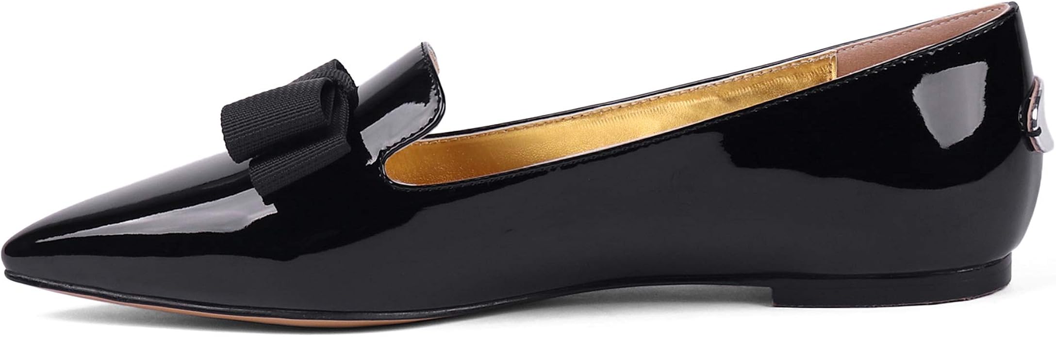 black patent leather flats amazon