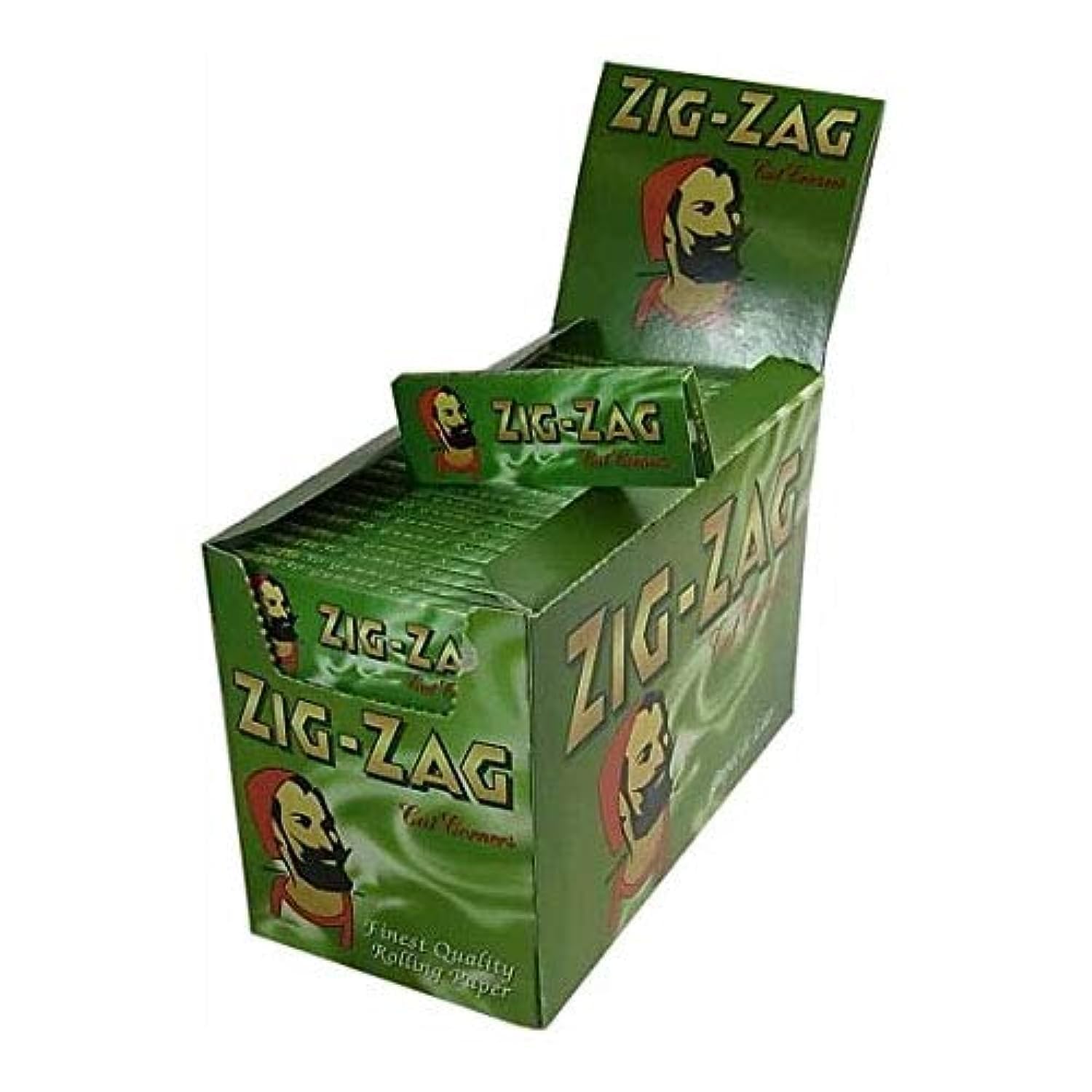 Zig Zag Green Slim Regular Size Cigarette Tobacco Rolling Paper - Pack of 100, 200 g