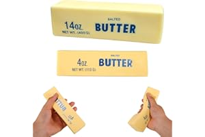 Giant Butter Squishy – Jumbo Squishy Butter Stick, Large & Mini Squeezy Butters to-y, 14oz Stress Relief Slow Rising Fun, Ext