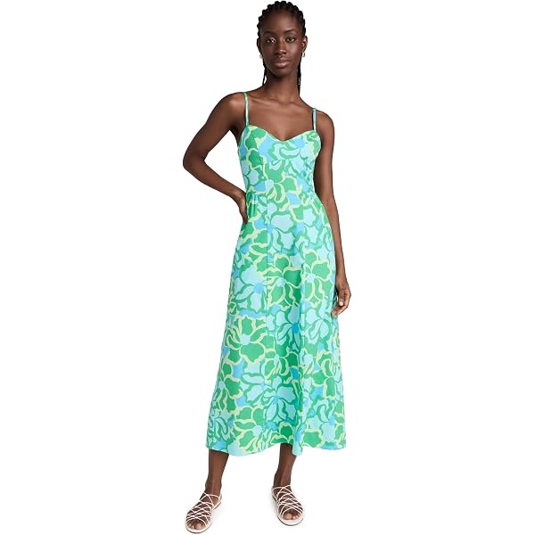 Oxford Tank Dress, Watermelon Geo Denim, X-Small at Amazon Women's Clothing  store