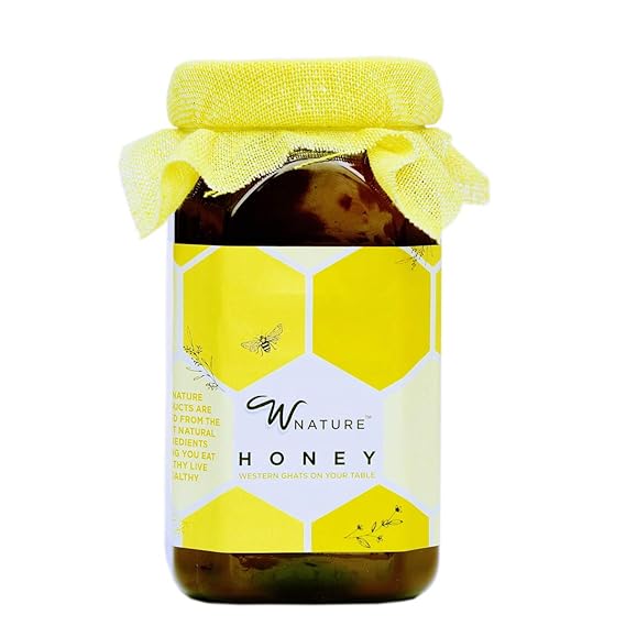 Wnature Organic Wild Raw Honey 1KG-100% Pure & Natural