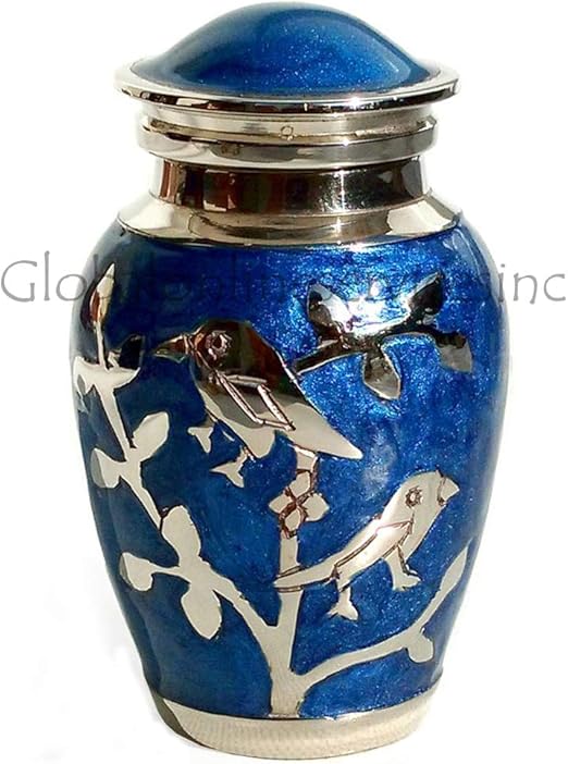 urns with birds