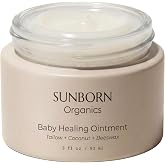 Sunborn Organics Baby Healing Ointment | Natural Moisturizer for Eczema, Irritated &amp; Dry Skin | Made in USA