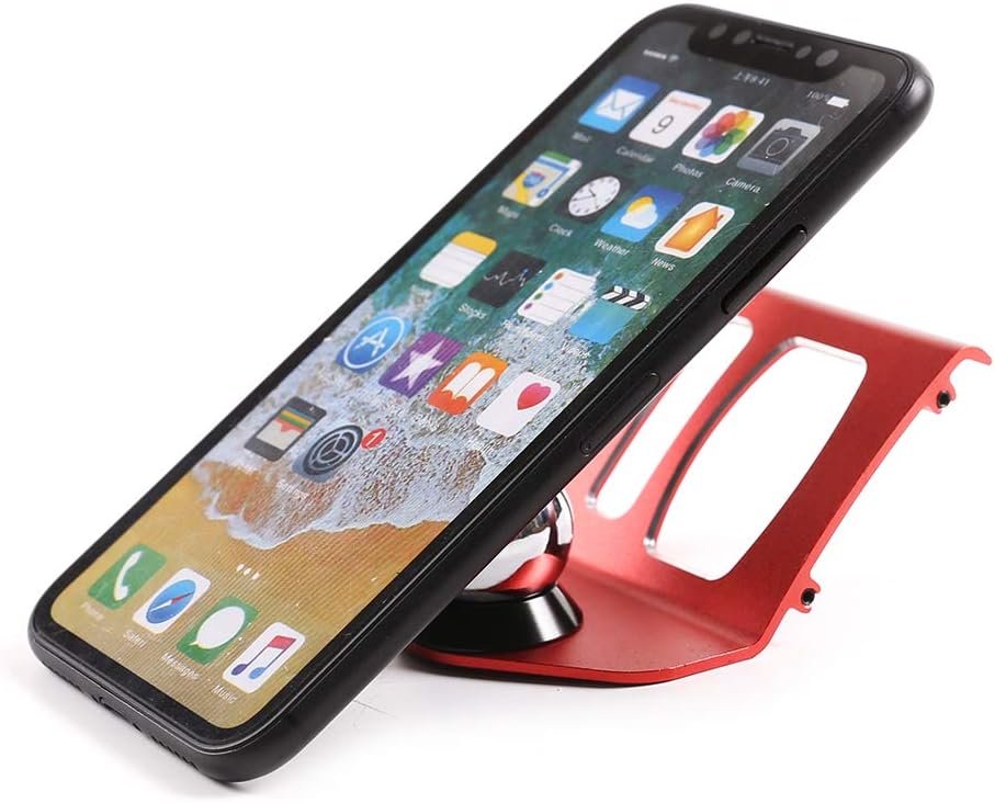 YIWANG Handyhalterung Für BMW 5er/6er Serie 2010-2017 - Aluminium Schwarz