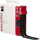 VELCRO Brand Sticky Back 15' x 3/4" Tape, Black, (90081)