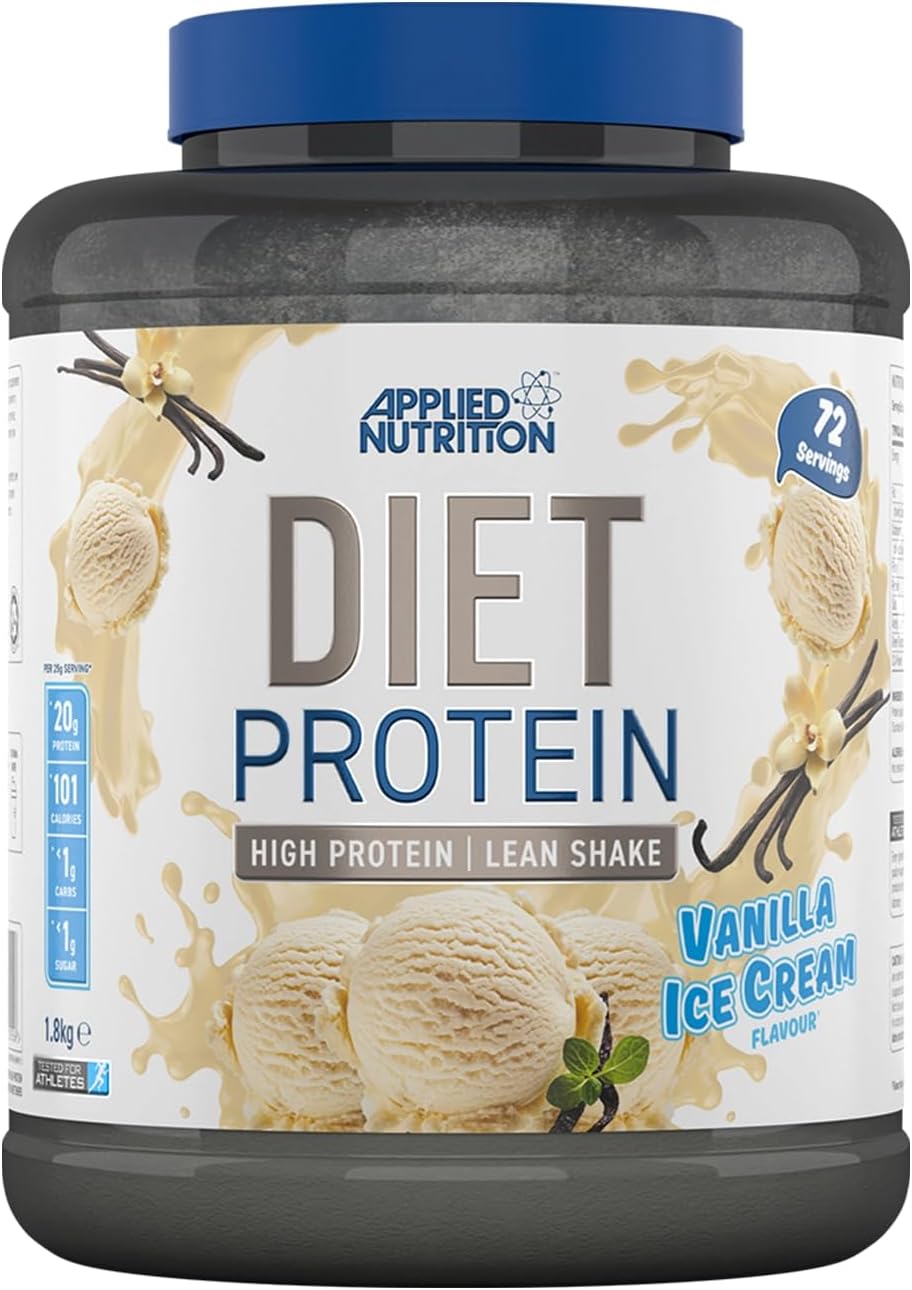 Applied Nutrition Diet Whey High Protein Powder Vanilla 1.8kg