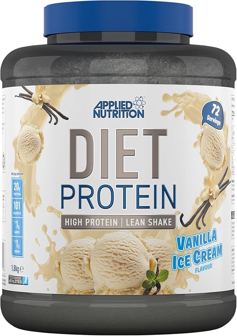 Applied Nutrition Diet Whey High Protein Powder Vanilla 1.8kg