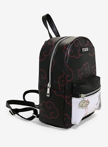 itachi backpack mini NARUTO PROWL – SPRAYGROUND® featuring a print of the Anbu Captain front and center with Akatsuki clouds all over School Bag Spencer's Itachi Backpack