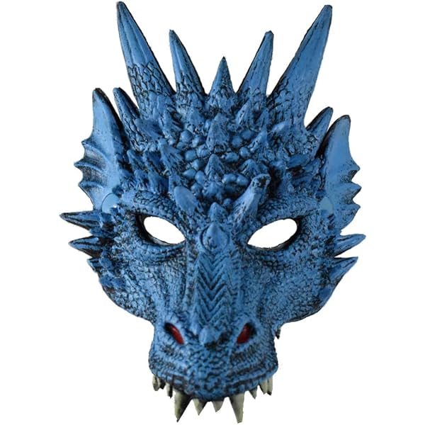 DRAGON D3 【美品】　防風マスク付き Amazon.com: HMS Supersoft Dragon Mask -Bl Adult Costume, Blue, One