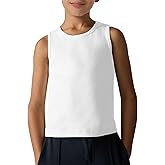 ZDC Tank Tops for Boys - 2026 Casual Sleeveless Crewneck Athletic Workout Tees Basic Solid Undershirts 5-14 Years