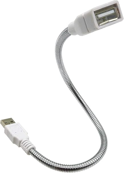 Amazon オーディオファン Usb延長ケーブル フレキシブル アーム ぐにゃぐにゃ曲げた状態を固定できます Usb A メス Usb A オス ホワイト オーディオファン Usbケーブル 通販