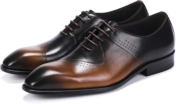 Amazon Co Jp Malpyq メンズ レザー オックスフォード シューズ イングランド レザー メンズ オフィス シューズ ファッションシューズ 46 スポーツ アウトドア