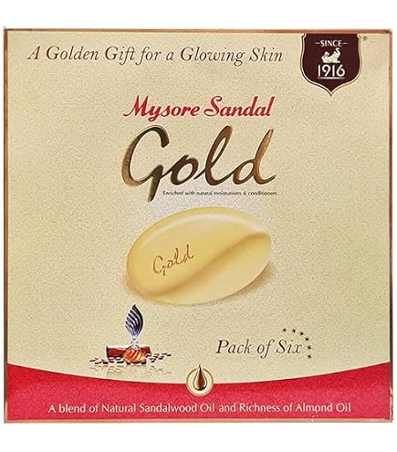 Lot De 3 Savons Mysore Sandal Au Bois De Santal Naturel - 75g Chacun - Soins De La Peau - Neuf