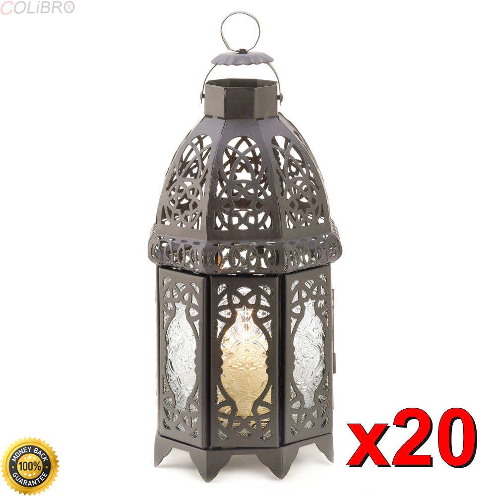 Amazoncom COLIBROX 20 BLACK LATTICE MOROCCAN WEDDING CENTERPIECES