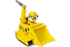 Paw Patrol 20063722 Rubble’S Diggin’ Bulldozer - Figure and Vehicle