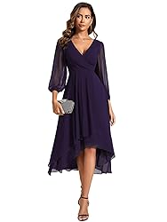 Ever-Pretty Women's Chiffon Spring V Neck Long