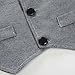 FEITONG 3pcs Newborn Baby Boy Grey Waistcoat+ Long Pants+ Shirts Set (3T / 3Years)