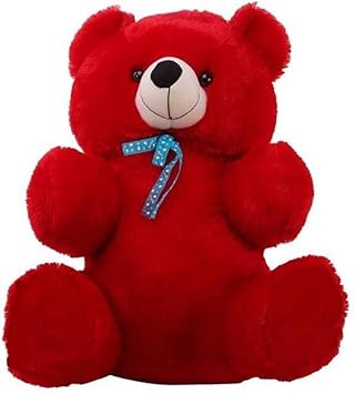 HUG n FEEL SOFT TOYS Long Soft Lovable hugable Cute Giant Life Size Teddy Bear (2 Feet,