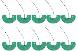 Culnflun Internal Antenna PCB Hard Board, 10Pcs 8DBI Signal Stabilization U Shape 4G WiFi Antenna for Wireless Monitoring Sma