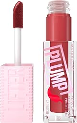 Maybelline Lifter Plump Lip Gloss Hot Chili Heated Hyaluronic Vegan XL Wand