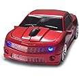 SDGSQHA Wireless Mouse, Cool Car Shape 2.4Ghz Wireless Mouse, Laptop PC Mac (Red)