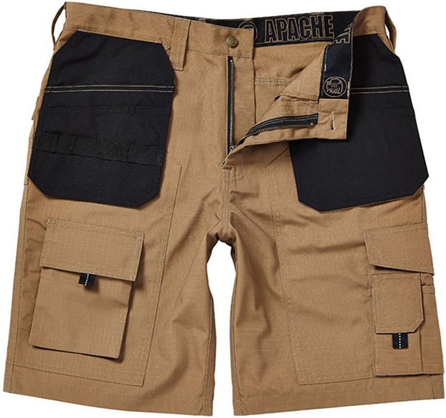 Apache Mens Multipockets and Holster Cargo Work Trade Shorts