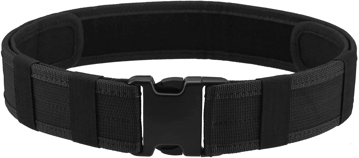 Heavy Duty Belt Tactical Combat Police Utility Belt Load Bearing with Quick Release Buckle (2 inch)