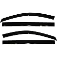 Auto Ventshade AVS 94251 Original Ventvisor Side Window Deflector Dark Smoke, 4-Piece Set for 2008-2018 Grand Caravan, 2008-2