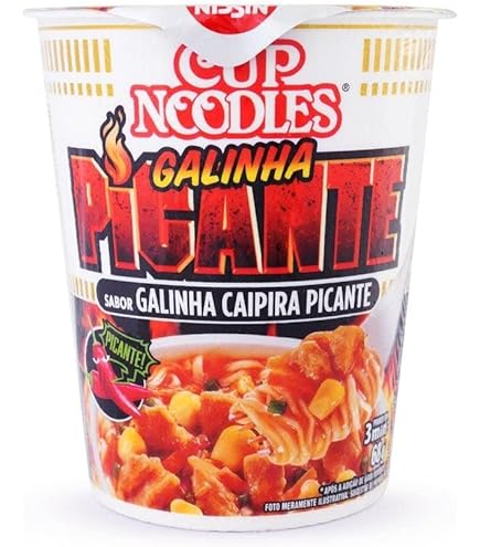 Cup Noodles Sabor Costela com Molho De Churrasco Nissin 68g