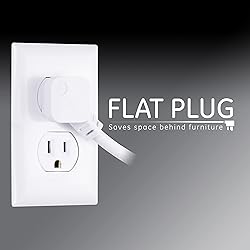 GE 6-Outlet Surge Protector, 8 Ft Extension