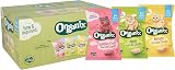 Organix Rice Cake Clouds Variety Pack Organic Baby Snack 7+ Months 40 g (15)