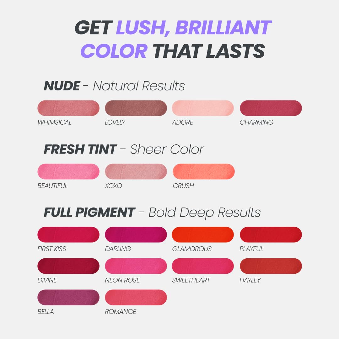 Wonderskin Wonder Blading All Day Lip Stain Peel Off Masque and Reveal Kit - Long Lasting, Waterproof Pink Lip Tint, Transfer Proof Natural Makeup Stain Kit (Darling)