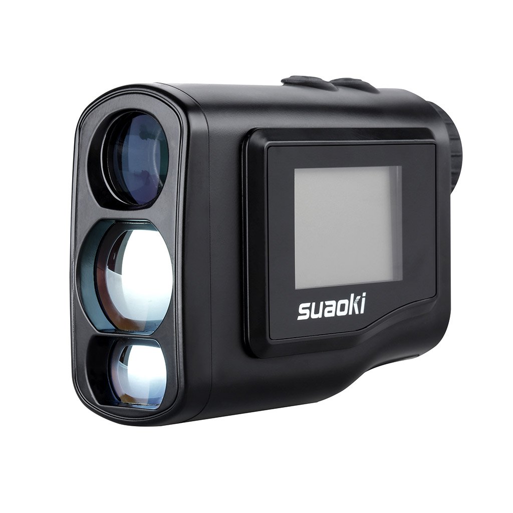 Suaoki m Telémetro Prismático Profesional Monocular Medidor de Distancia Larga LCD Display