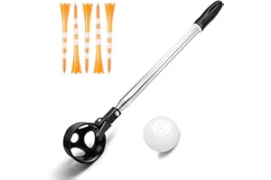 prowithlin Golf Ball Retriever, Golf Balls Retrievers Telescopic for Water with Automatic Locking Scoop, Balls Retriever Tool Golf with Grabber Tool, Golf Accessories Golf Gift for Men