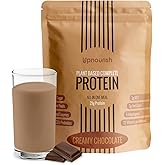 UpNourish Chocolate Vegan Protein Powder 54 Superfoods Powder,1.5 Billion CFU Probiotics 21g Plant Based Protein,No Sugar No Dairy No GMO Dairy Free,Meal Replacement Shake Keto-Friendly Low-Carb Diet,15 Servings