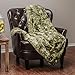 Chanasya Premium Wolf Faux Fur Throw Blanket - Soft, Fuzzy Sherpa & Minky Throw Blanket - for Bed or Couch - 50