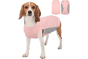 Kuoser Cooling Dog Shirt, Sun Protection Puppy T-Shirts Breathable Pet Summer Vest, Quick Dry Dog Summer Clothes for Large Do