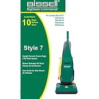 Bissell Replacement Vacuum Bags 10 Pack U1451 for BISSELL BigGreen Commercial BGU1451T Pro PowerForce Bagged Upright Vacuum