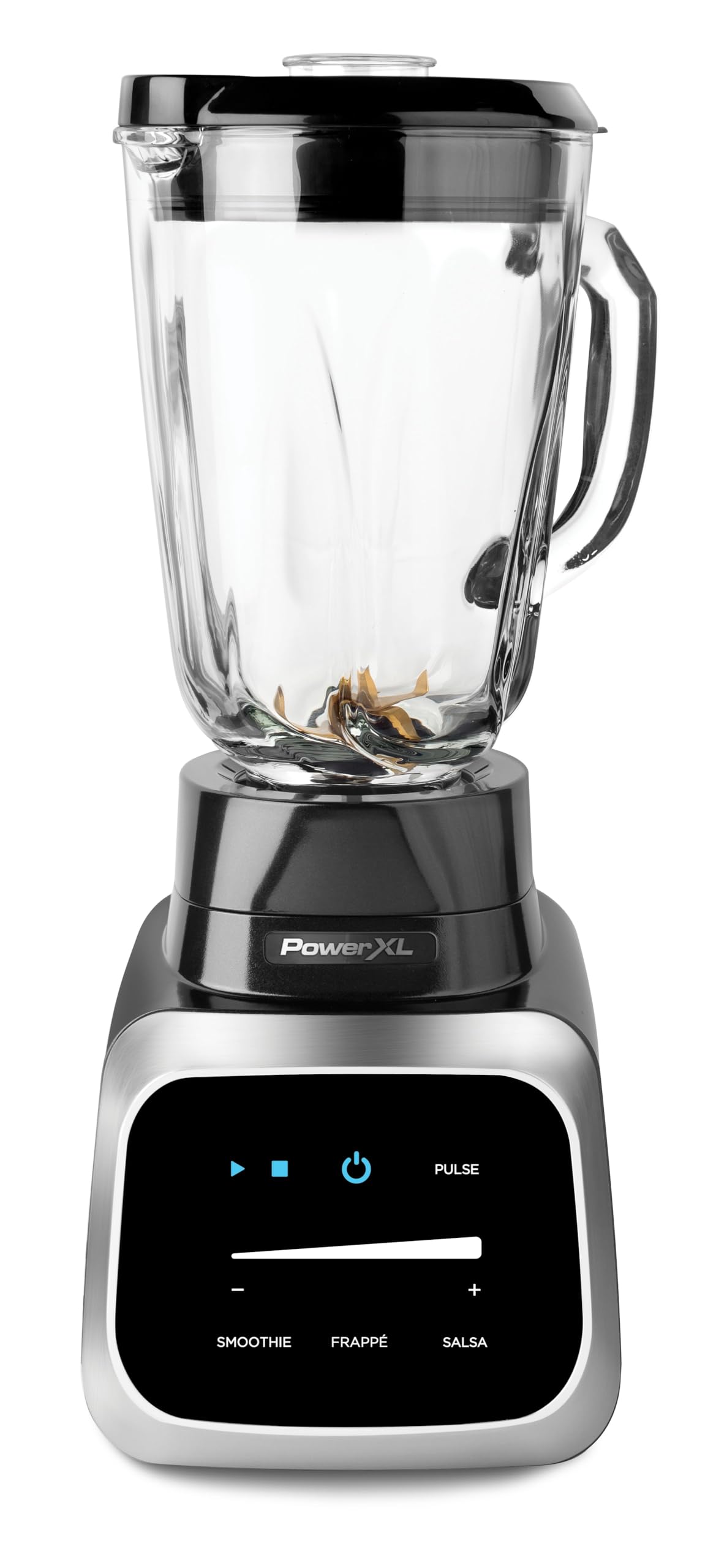 PowerXL Smart Pro Blender, BL6018, Smart Sensing Technology for Smooth Blends, Frappés, Salsas, 1800 Watts & 68 oz. Glass Pitcher