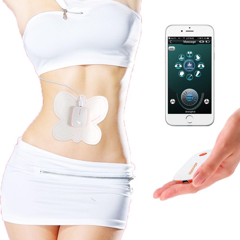 Silaite ABS Muscle Stimulator, Training Toner, EMS Trainer, Rechargeable Wireless Body Gym Tens Unit, Diet, for Abdomen/Arm/Shoulder/Neck/Waist/Back/Thigh/Shank, Home&Office