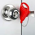 Portable Door Lock for Home and Travel Safety, Travel Lock, Airbnb Lock, Childproof Security Lock, Suitable for Home, Hotel, 
