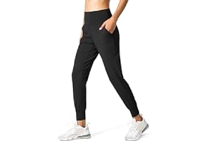 G Gradual Women's Joggers High Waisted Yoga Pants with Pockets Loose Leggings for Women Workout, Athletic, Lounge
