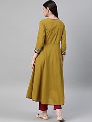 Yash Gallery Women's Cotton Slub Patch Work