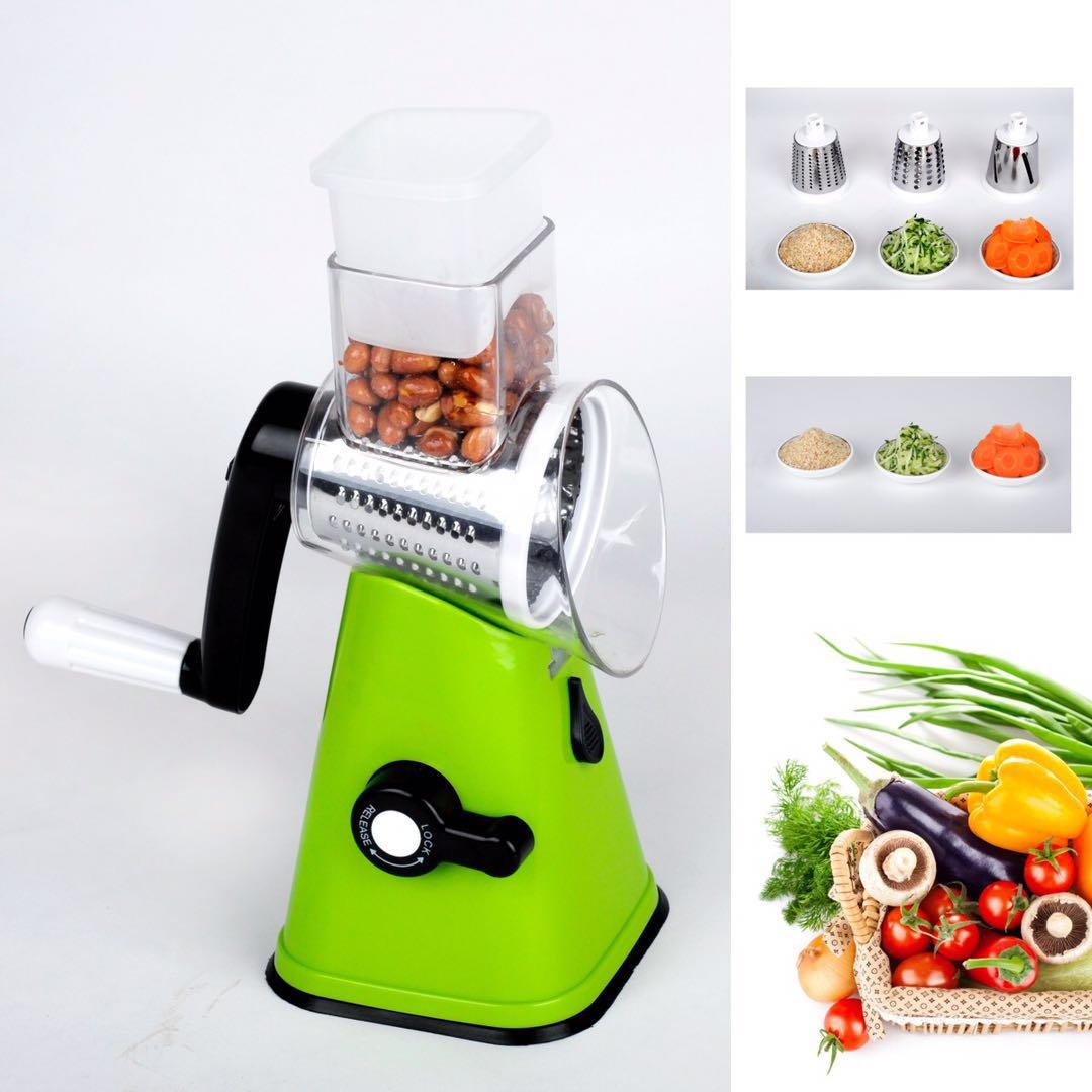 Mandoline Slicer Vegetable Slicer Cutter 3-Blades Spiral Slicer,Efficient and Fast Vegetable Fruit Cutter Cheese Shredder Kitchen Gadgets