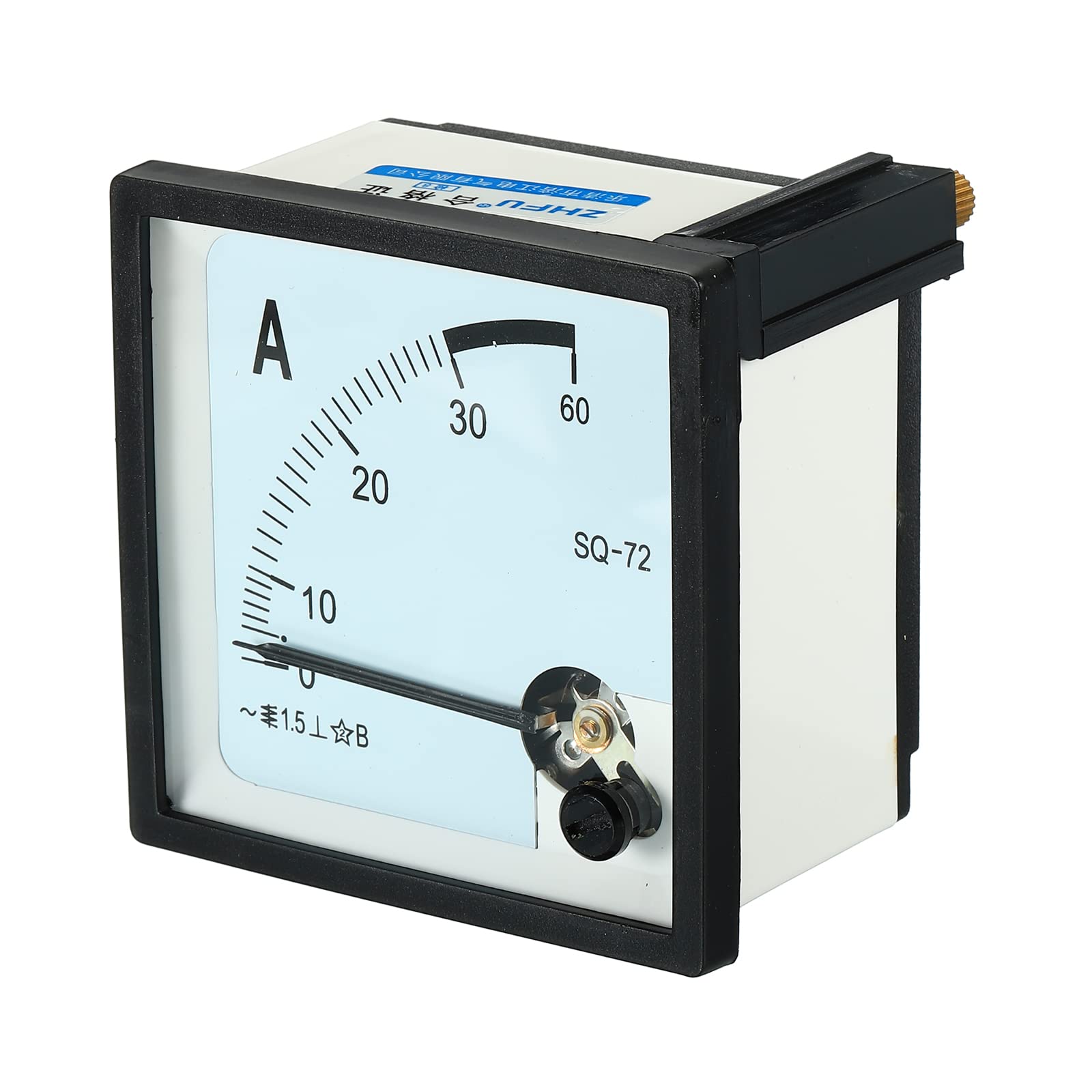 YOKIVE Analog Panel Ammeter, SQ-72 Ampere Meter Current Tester, Great for Office, Art, Home, Daily Use (AC 0-30A)
