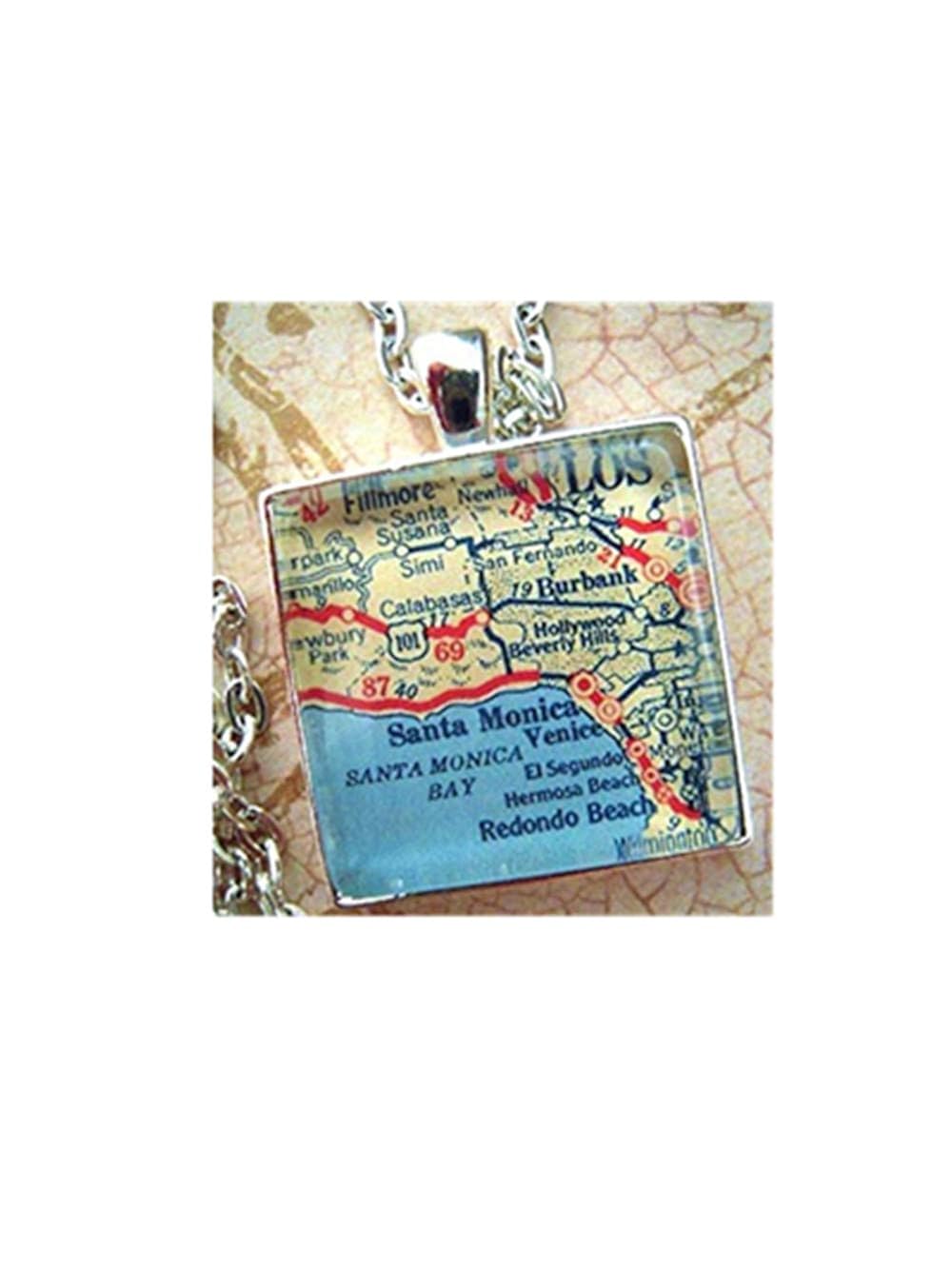 Amazoncom A Little Little Love Custom Map Jewelry Santa