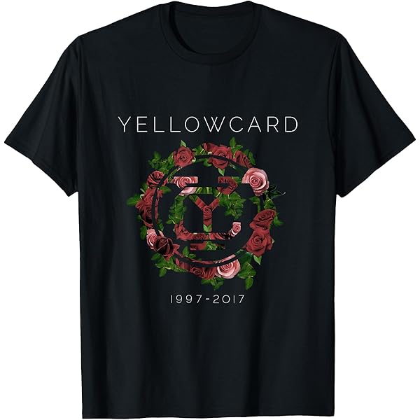 Amazon.com: Yellowcard Yellow Logo T-Shirt, Men's Unisex-Adults
