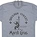XL - Mardi Gras T Shirt Vintage Mardi Gras Shirt for Men Women Famous Bar Pub Tee Retro New Orleans Shirt Alligator Drinking Gray