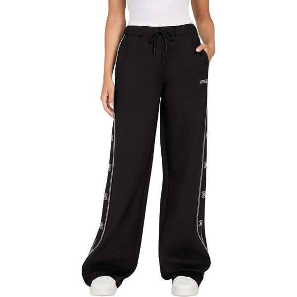 GUESS Roberta Cuff Long Pants Beige