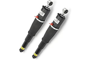 TRIL Gear 2PCS Rear Air Suspension Shock Absorber Strut Replacement for 02-14 Escalade & 07-13 Avalanche & 03-06 Avalanche 1500 & 00-14 Suburban 1500 Tahoe Yukon XL 1500
